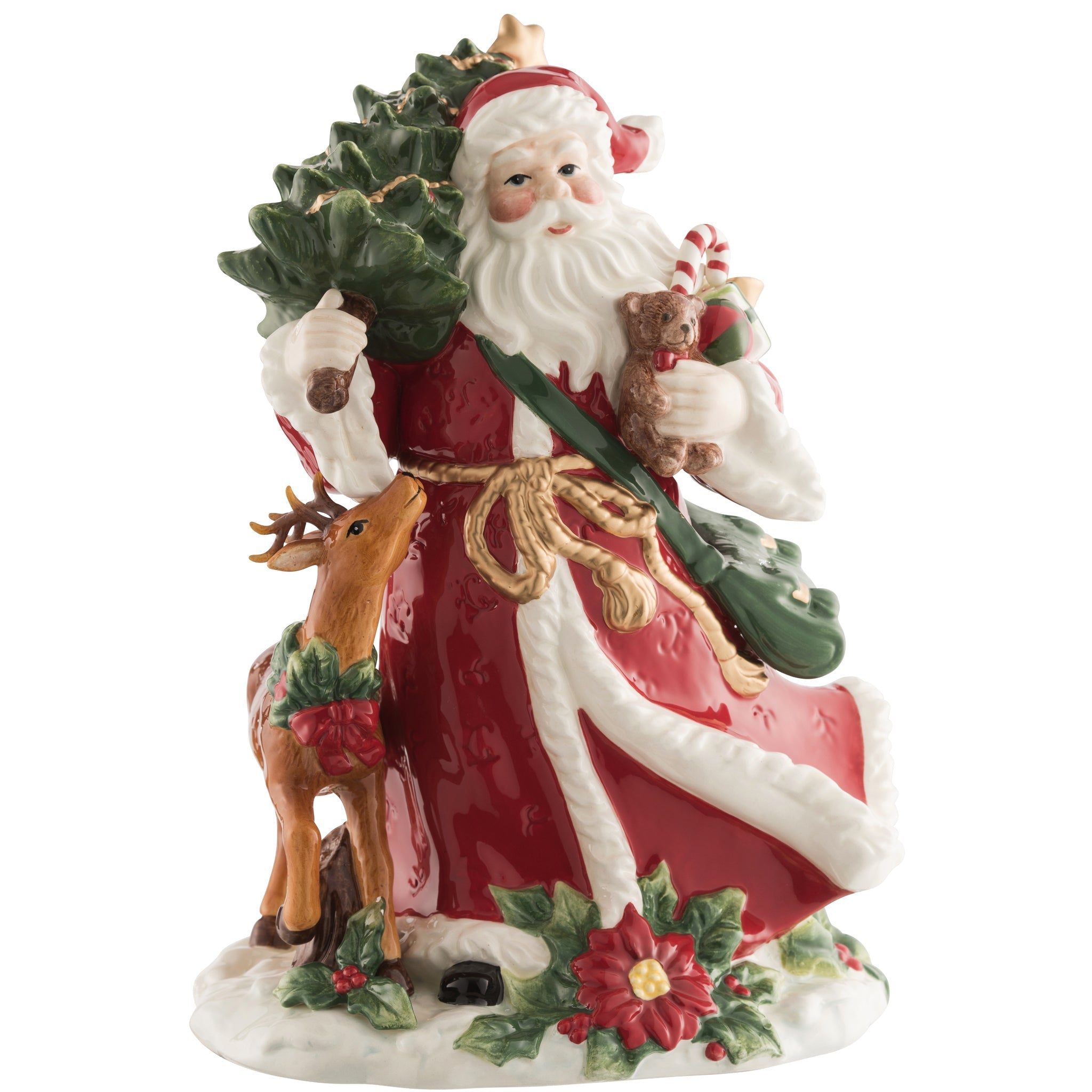 Aynsley Santa & Reindeer Large