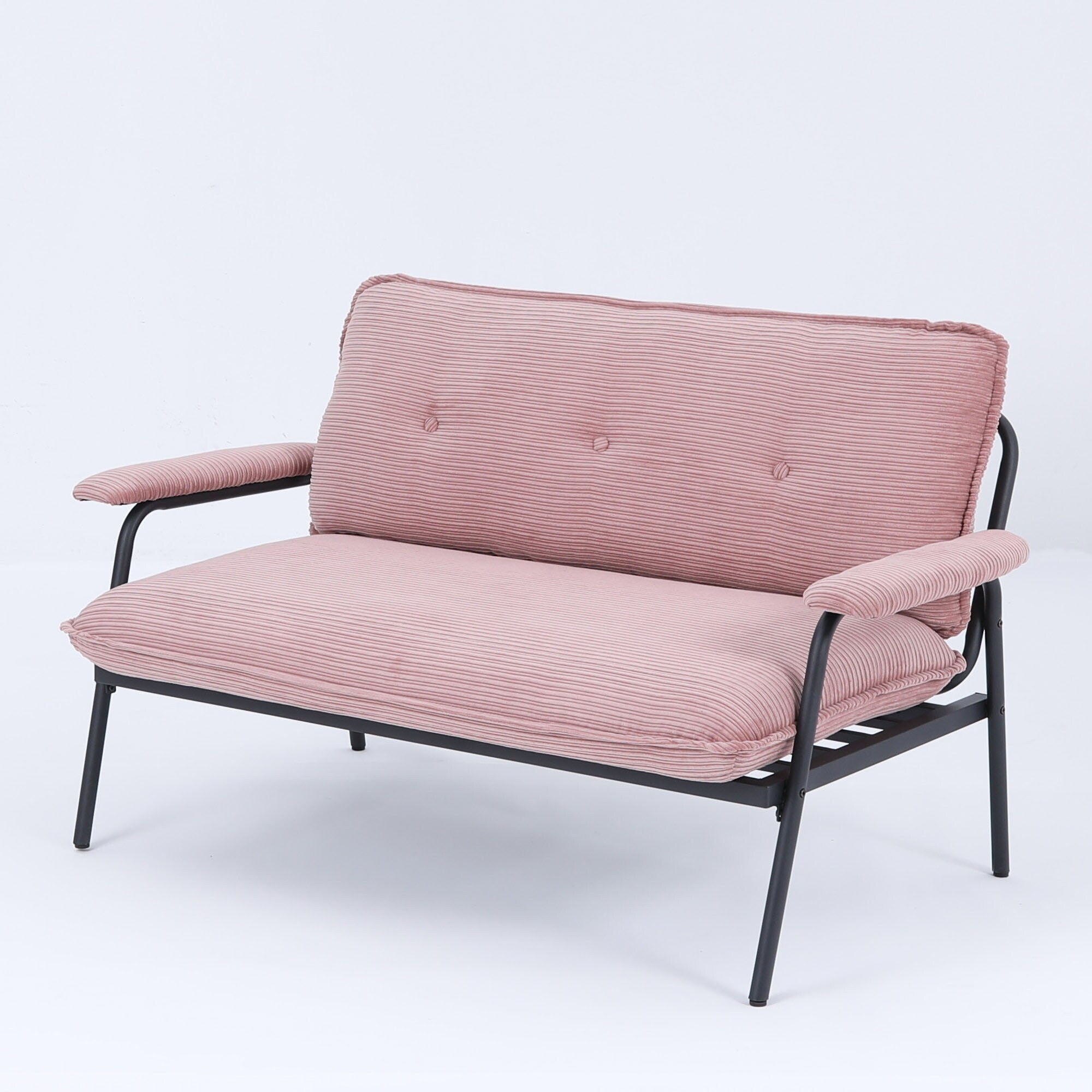 ompact 53 Inch Sofa 2-Seater with Metal Frame Modern Design Ideal for Small Spaces